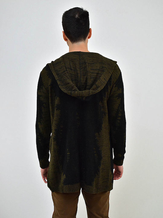 Herren Strickjacke Schwarz