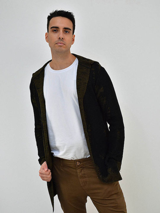 Herren Strickjacke Schwarz