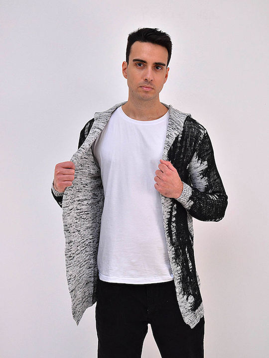 Herren Strickjacke Schwarz