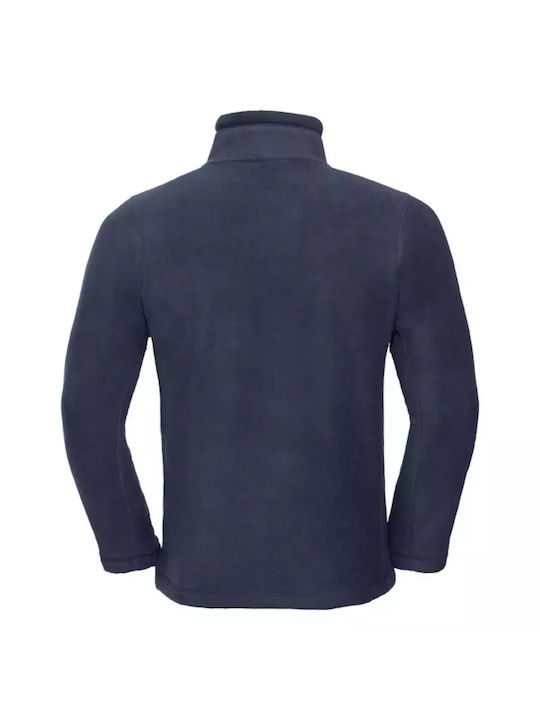 Russell Athletic Men's Fleece Cardigan with Zipper Navy Blue