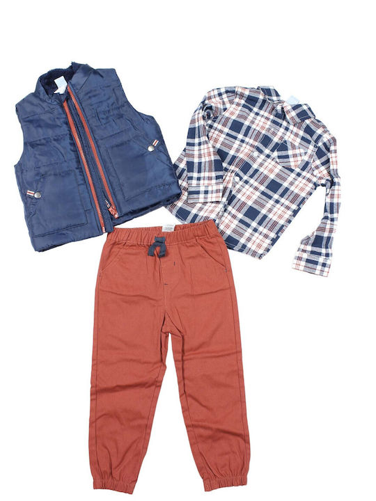 Little Me-Lad Set Winter 3pcs Blue