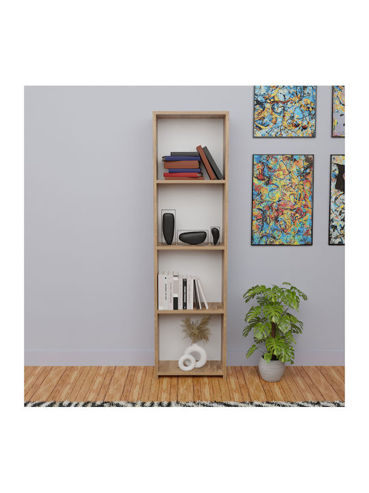 Bookcase Courtnai Melamine 40x19.5x170cm