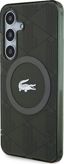 Lacoste Blend Monogram MagSafe Back Cover Plastic Khaki (Galaxy S24)