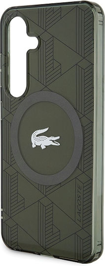 Lacoste Blend Monogram MagSafe Back Cover Plastic Khaki (Galaxy S24)