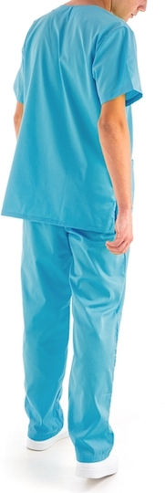 DS Wear Unisex Σετ Ιατρικό Παντελόνι και Μπλούζα Τιρκουάζ