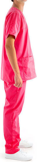 DS Wear Men's Fuchsia Pants & Blouse Set