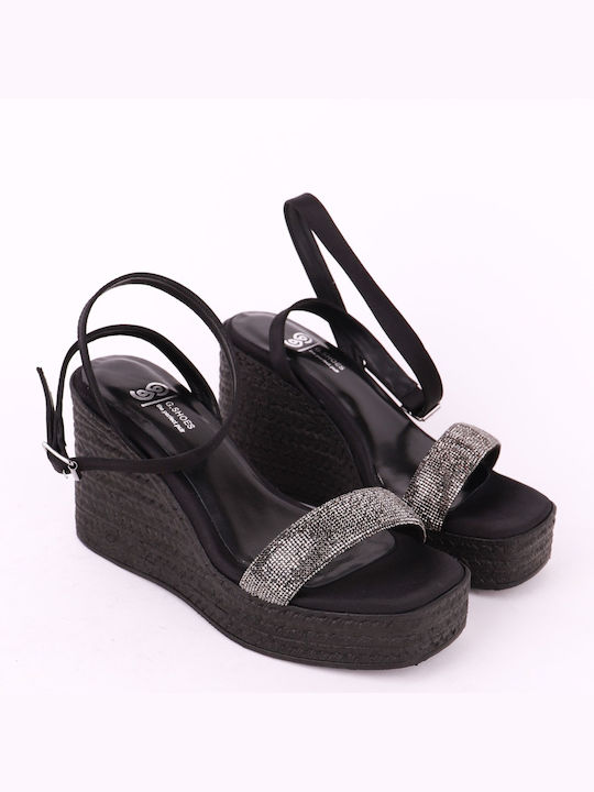 Bolero Shoes Platforme dama Negre