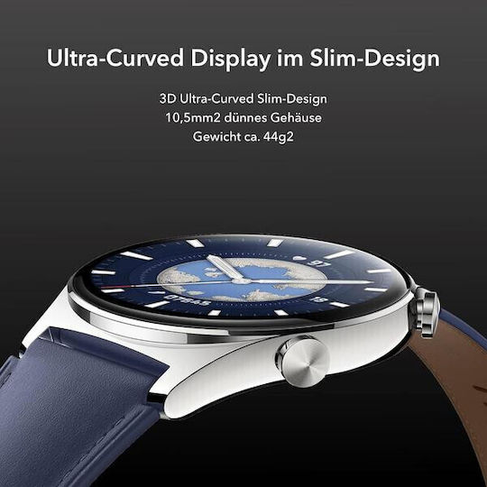 Honor Watch GS 3 46mm Rezistent la apă cu Pulsometru (albastru oceanic)