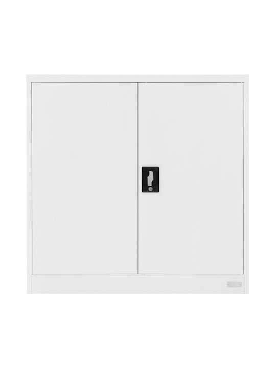 Ντουλάπι Γραφείου Μεταλλικό Λευκό 90x40x90cm