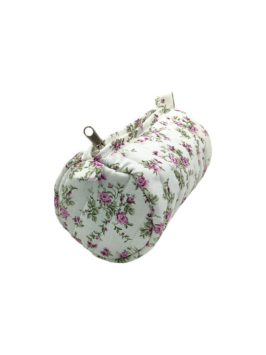 Amaryllis Slippers Toiletry Bag in White color 16.5cm