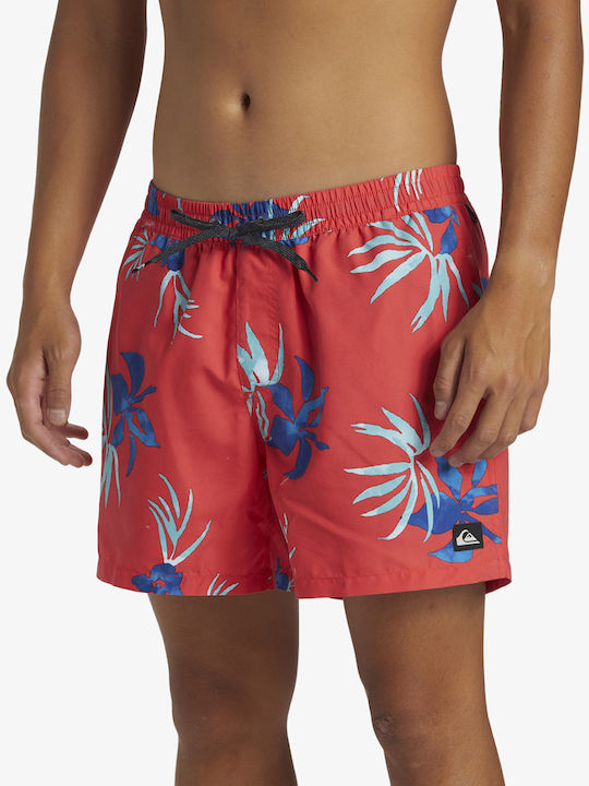 Quiksilver Everyday Mix Volley 15 Men's Swimwear Shorts Red