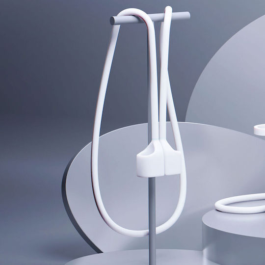 3MK Θήκη Σιλικόνης σε Λευκό χρώμα για Apple AirPods