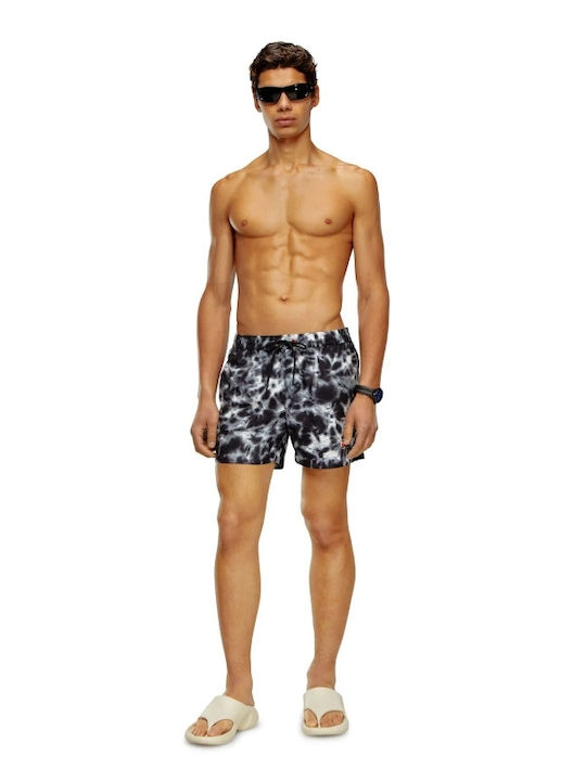 Diesel Herren Badebekleidung Shorts Schwarz