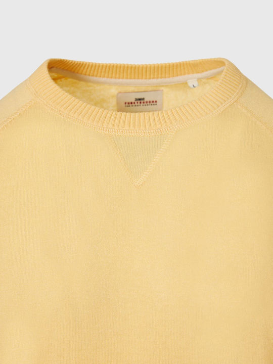 Funky Buddha Men's Long Sleeve Blouse Yellow