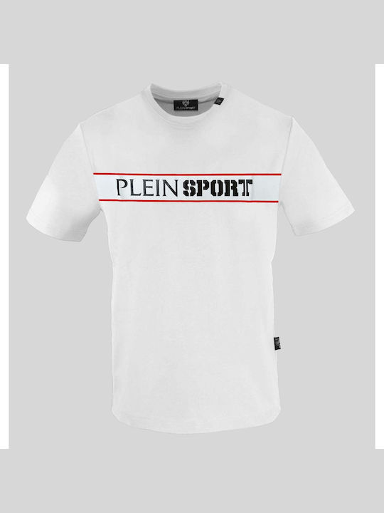 Plein Sport Ανδρικό T-shirt Κοντομάνικο Λευκό