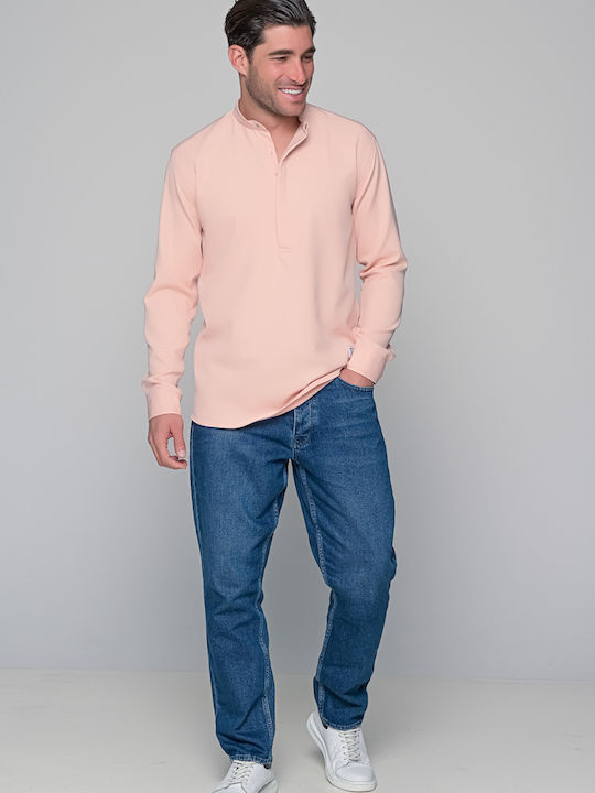 Ben Tailor Men's Shirt Long Sleeve Pink