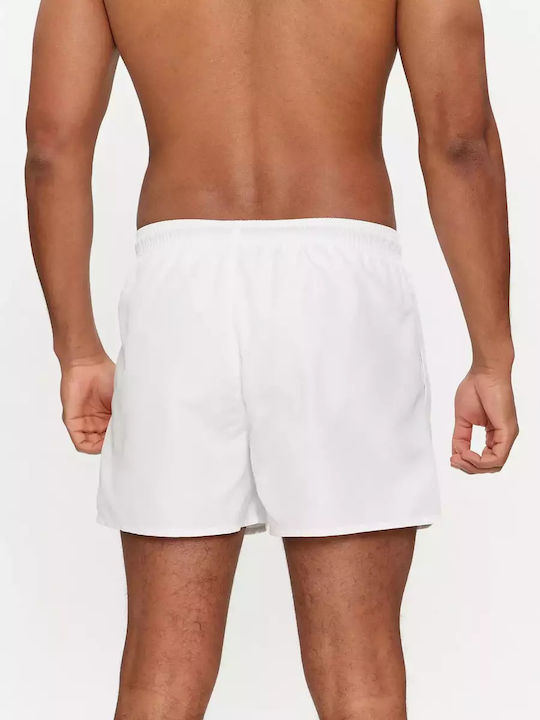 Emporio Armani Herren Badebekleidung Shorts Weiß mit Mustern