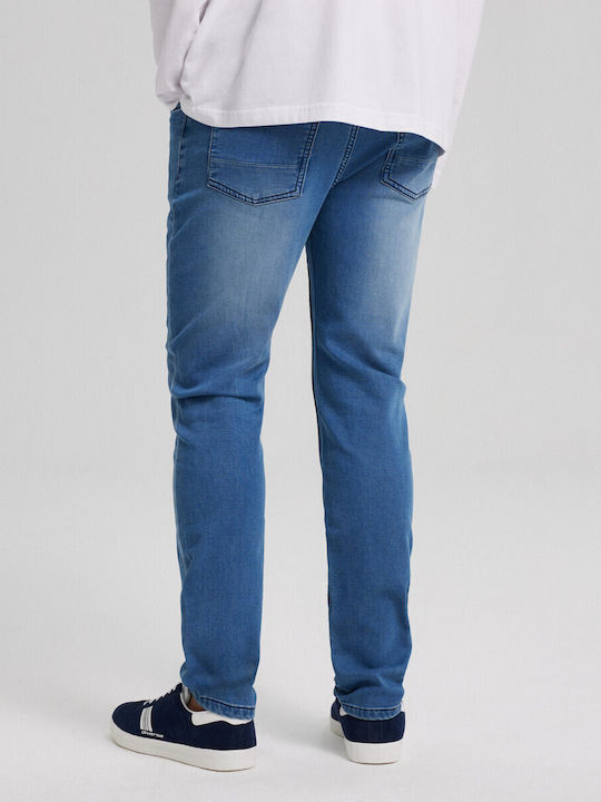 Ανδρικό Παντελόνι Τζιν με Skinny Εφαρμογή Blue