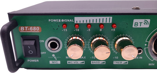 Τελικός Ενισχυτής Hi-Fi Stereo Μαύρος