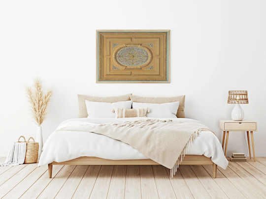 Design A Ceiling Decorated Bands Oak σε Καμβά 120x80 cm