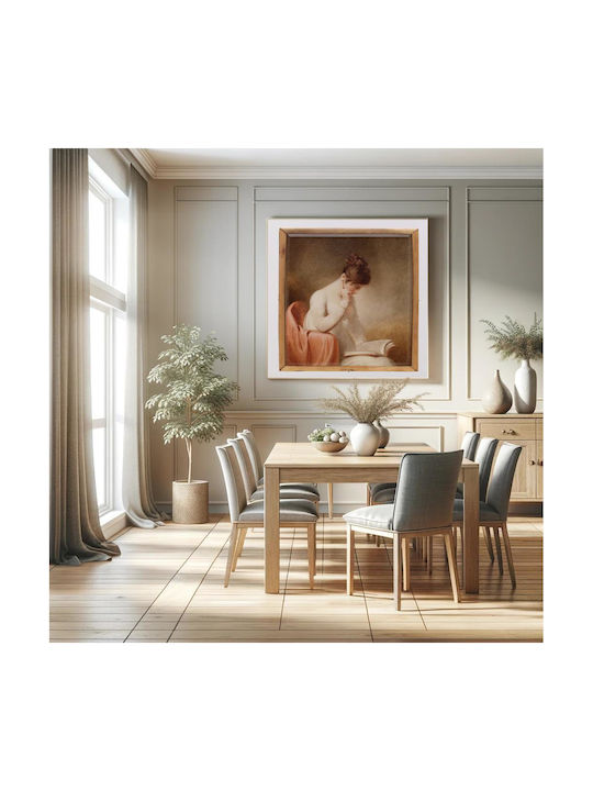 Interesting Story Miss Ray Painting Wooden 110x110cm