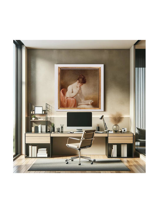 Interesting Story Miss Ray Painting Wooden 110x110cm