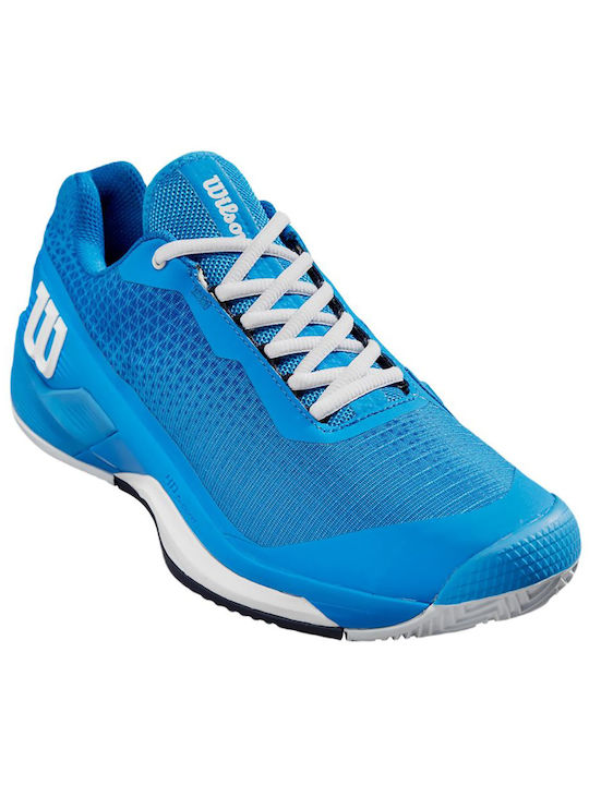 Wilson Rush Pro 4.0 Men's Tennis Shoes for Clay Courts Blue