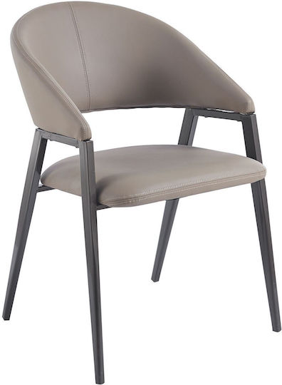 Καρέκλες Τραπεζαρίας Deli 52x62x83εκ. 2τμχ Cappuccino Καρέκλες Τραπεζαρίας Deli 52x62x83εκ. 2τμχ Cappuccino