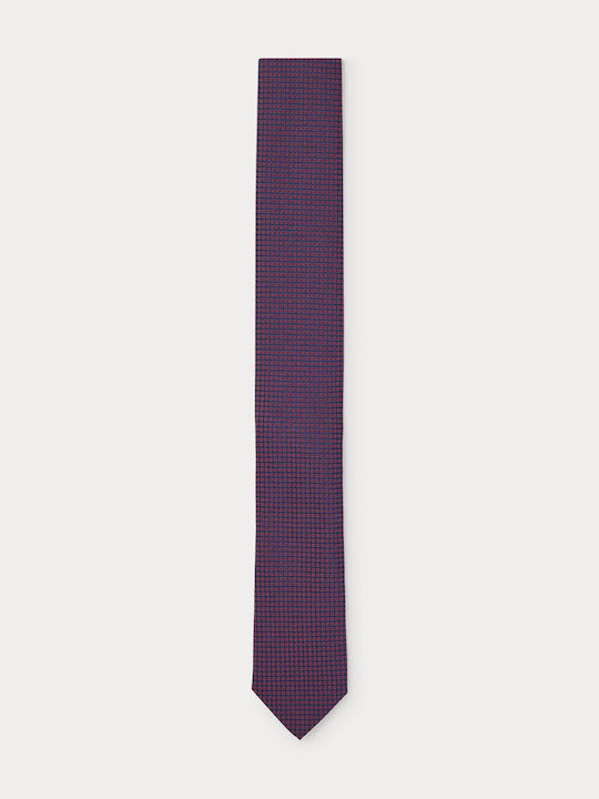 Hugo Boss Men's Tie Silk Printed in Purple Color