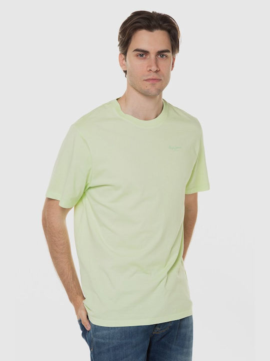 Pepe Jeans T-shirt Bărbătesc cu Mânecă Scurtă Verde