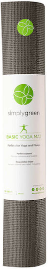 Simplygreen Basic Fitnessmatte Yoga/Pilates Gray (180x60x4cm)