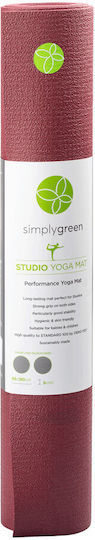 Simplygreen Στρώμα Γυμναστικής Yoga Κόκκινο (180x65x0.5cm)