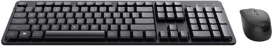 Trust Ody II Kabellos Tastatur & Maus Set Englisch US