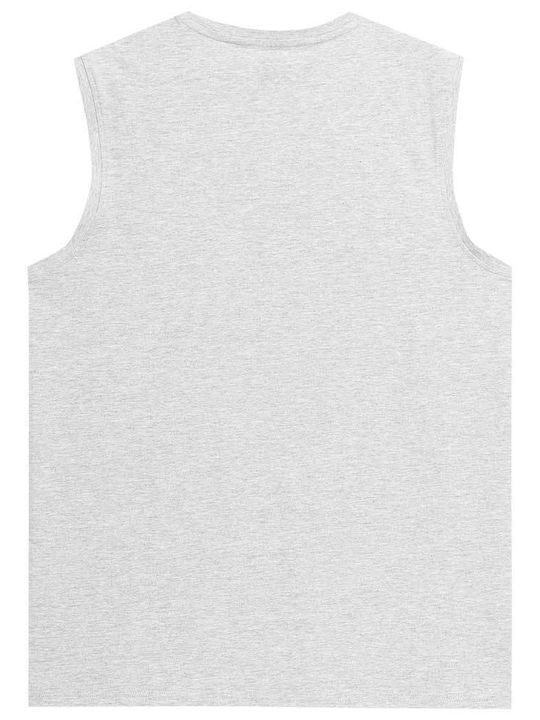 Men's Undershirt Sleeveless in White Color