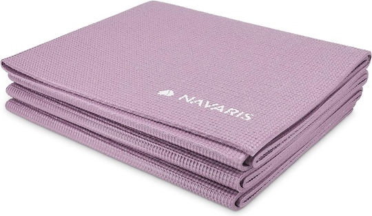 Navaris Klappbare Trainingsmatte Pilates Rosa (173x61x4cm)