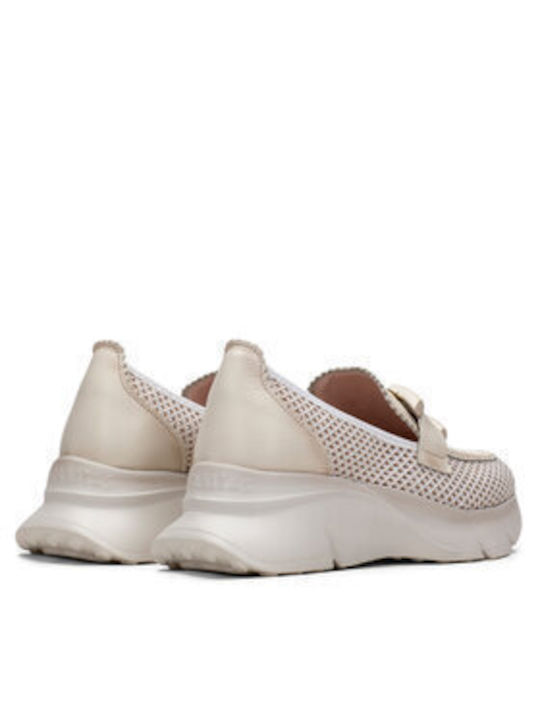 Hispanitas Women's Moccasins in White Color