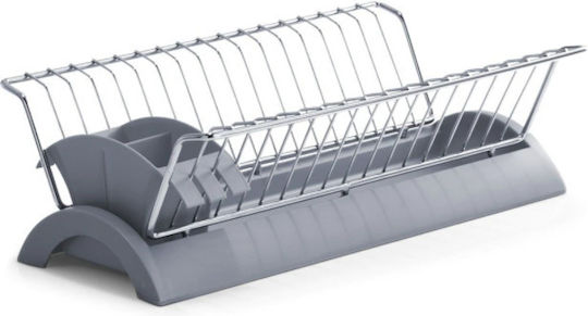 Zeller Metallic Gray Sink Strainer 42x13x12cm
