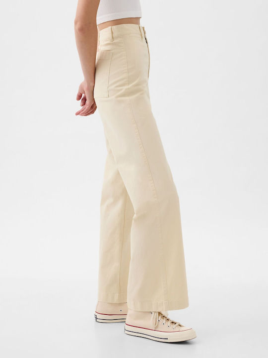 Damen Stoffhose Weiß