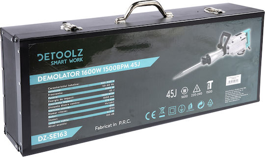Detoolz Percuție Ciocan rotopercutor Electrică 1600W cu Suport SDS Plus
