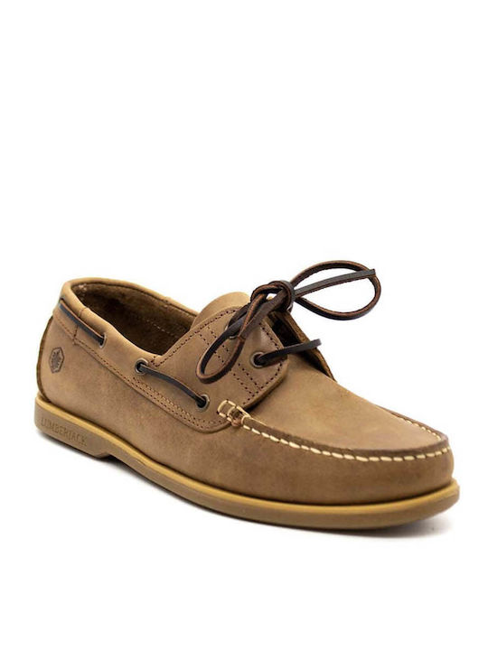 Lumberjack Navigator Men's Boat Shoes Brown