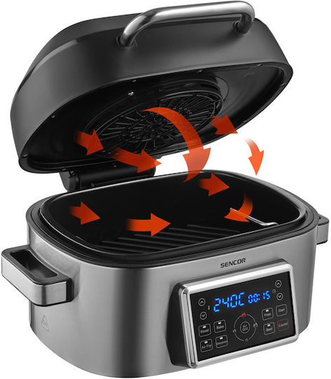 Sencor Vita Air Fryer με Wi-Fi 6lt Ασημί