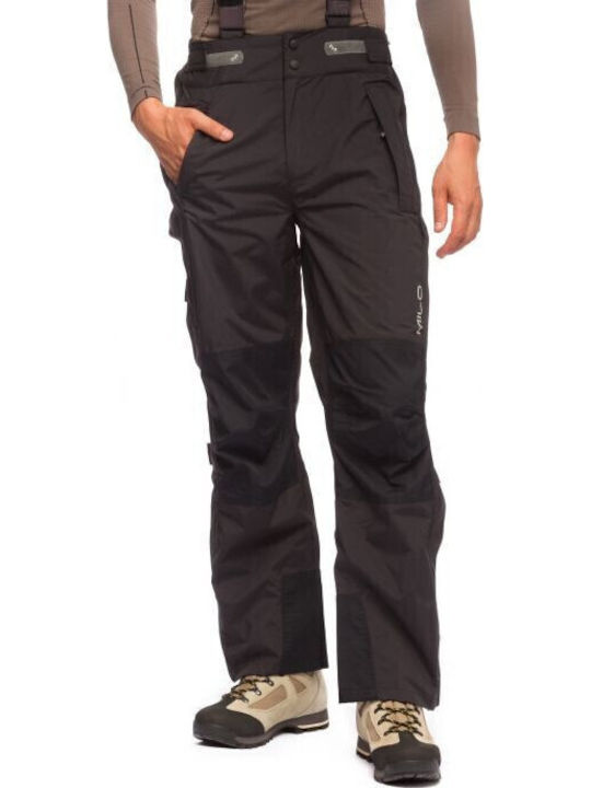 Milo Lukka Gtχ Men's Hiking Long Trousers Black