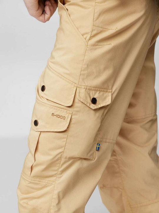 Fjallraven Vidda Pro Lite Lang Hose Wandern Beige