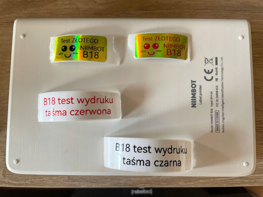 .niimbot Stickers For B18 White For Cables