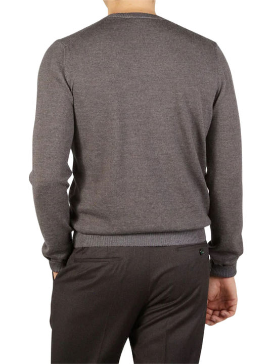 Gran Sasso Men's Long Sleeve Sweater Brown