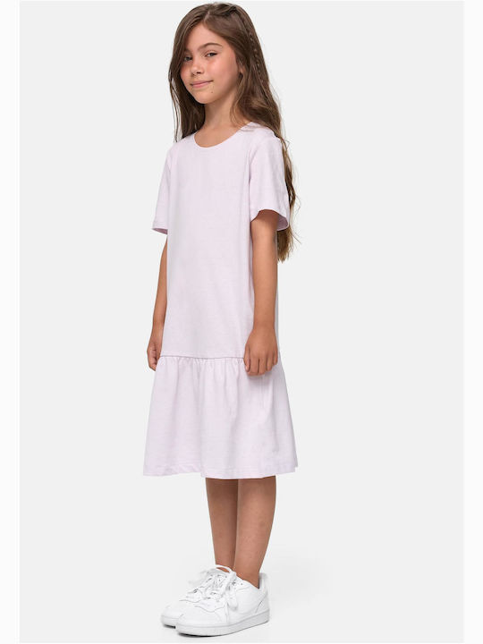 Urban Classics Girls Dress Softlilac