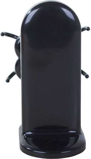 Plastic Kitchen Hanger 14.5x14cm Black
