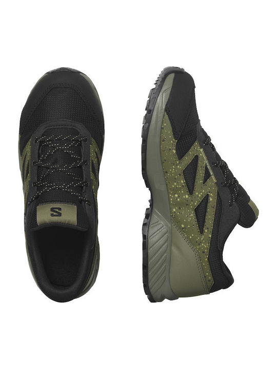 Kids Hiking Shoes Waterproof Green