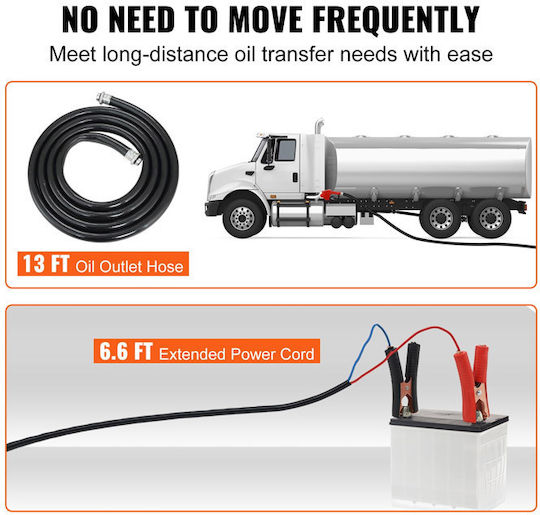 Vevor Electric Car Transfer Pump for Water / Diesel 12V