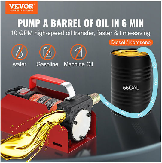 Vevor Electric Car Transfer Pump for Water / Diesel 12V